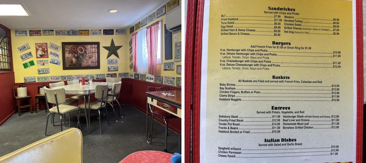 Flatlanda Diner Menu