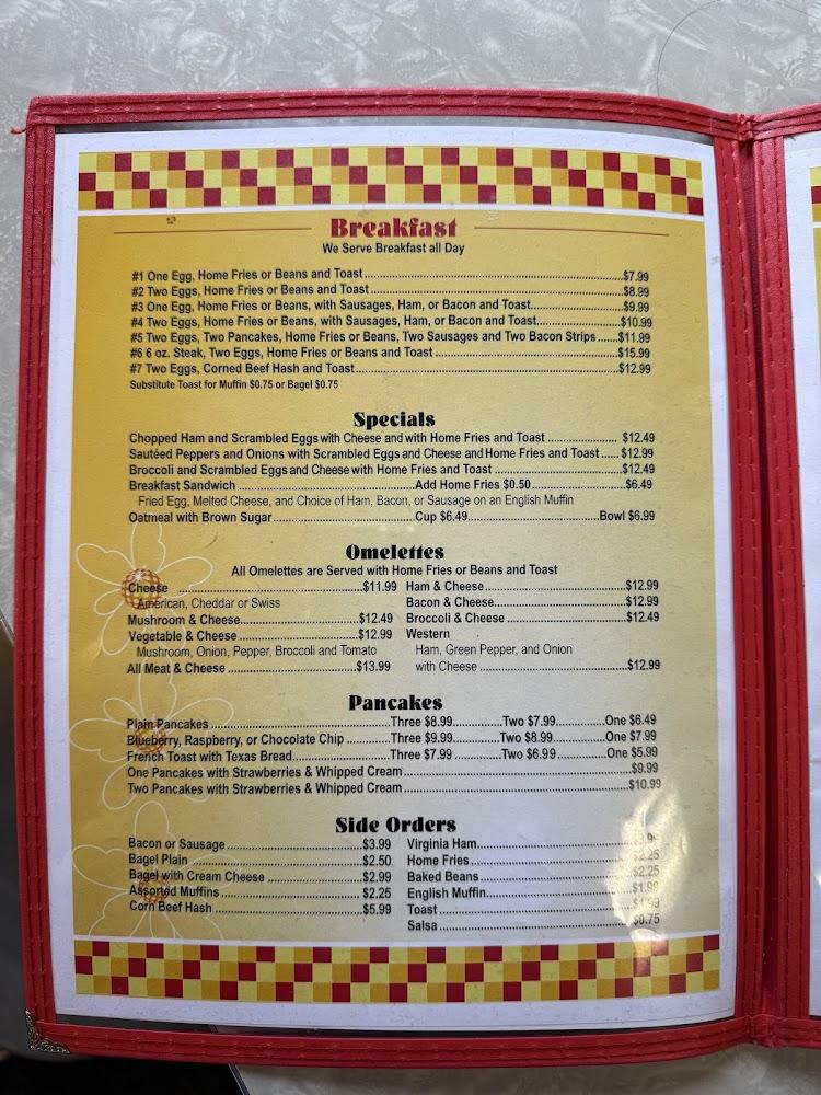 Flatlanda Diner Menu image 2