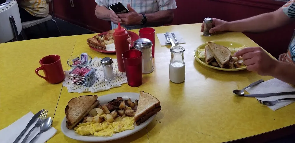 Scrambled Eggs and Toast Home Fries
